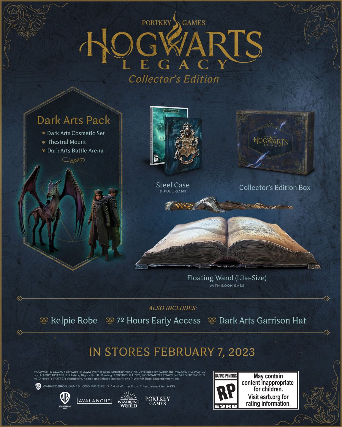 hogwarts legacy pre-order bonuses