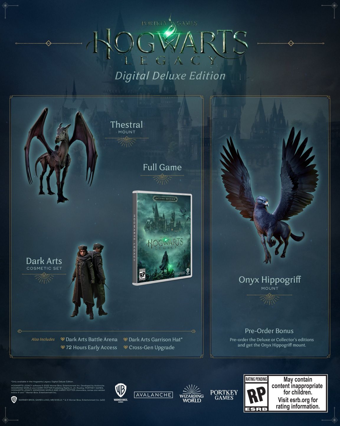 hogwarts legacy dark arts cosmetic set